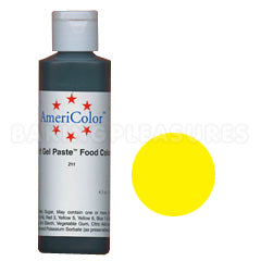 Bulk AmeriColor Soft Gel Paste Electric Yellow 4.5oz