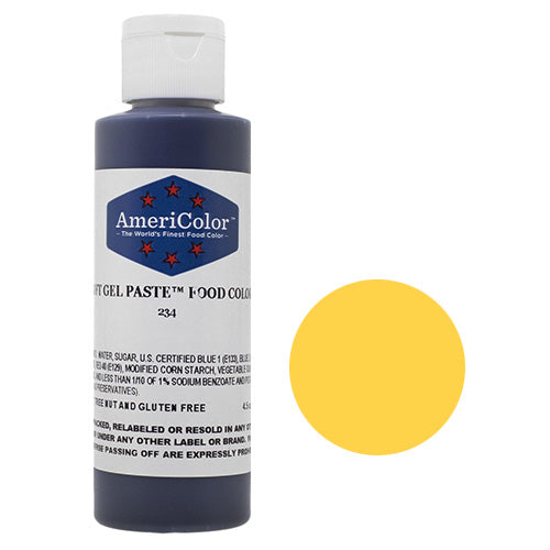 Bulk AmeriColor Soft Gel Paste Gold 4.5oz