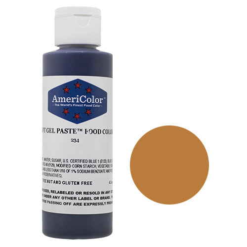 Bulk AmeriColor Soft Gel Paste Warm Brown 4.5oz