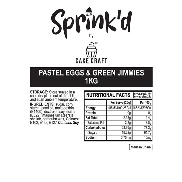 BULK Sprinkd Easter Egg Sprinkles 1kg