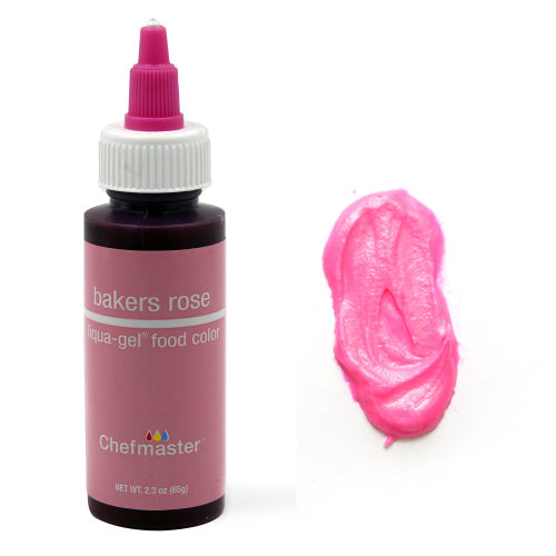 Chefmaster Liqua-Gel Bakers Rose 2.3oz