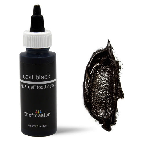Chefmaster Liqua-Gel Coal Black 2.3oz