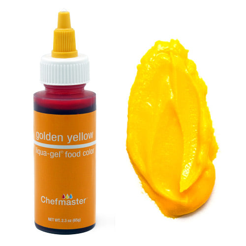 Chefmaster Liqua-Gel Golden Yellow 2.3oz