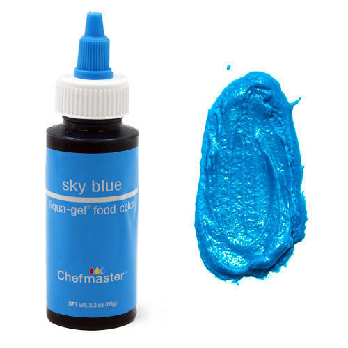Chefmaster Liqua-Gel Sky Blue 2.3oz