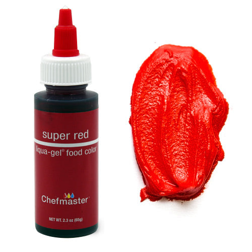 Chefmaster Liqua-Gel Super Red 2.3oz