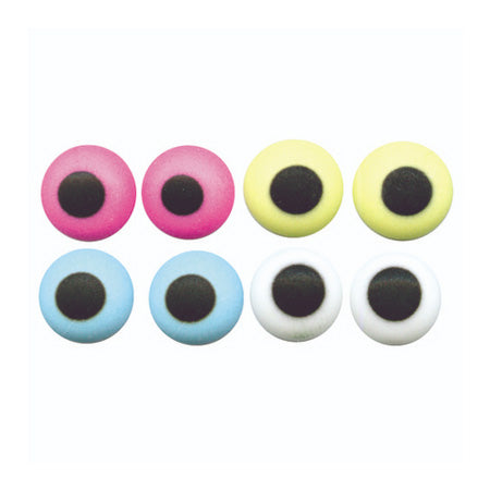 BULK Edible Sugar Eyes Assorted Colours 10mm 1000pcs