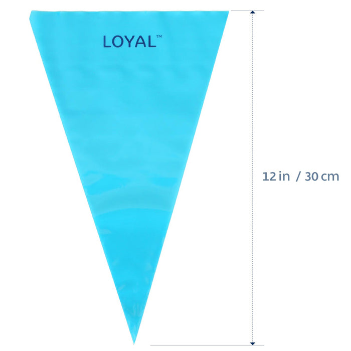 BULK Loyal Blue Disposable Piping Bags 12" 100pcs