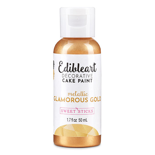 BULK Sweet Sticks Edible Art Paint METALLIC GLAMOROUS GOLD 50ml