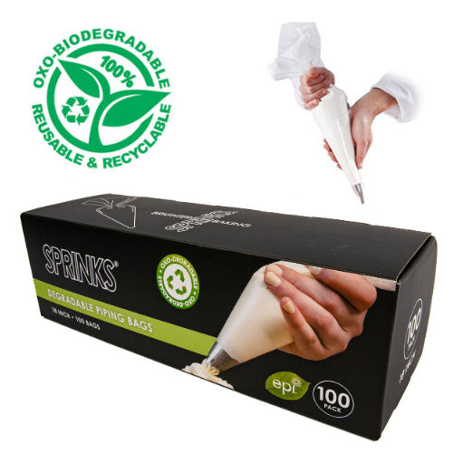 BULK OXO Biodegradable Disposable Piping Bags 45cm (18") 100pcs