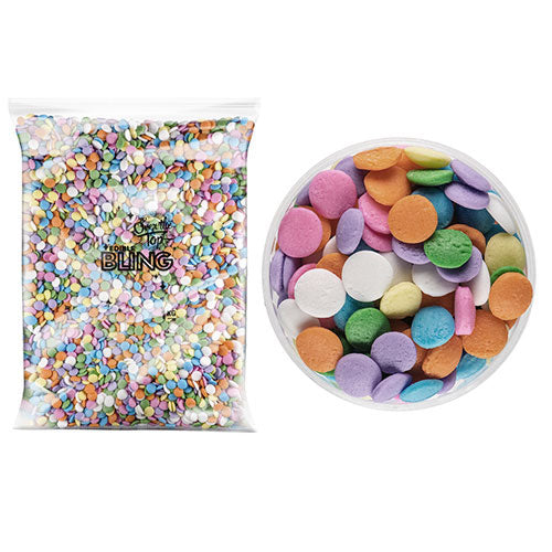 BULK Rainbow Pastel Confetti 8mm Sprinkles 1kg