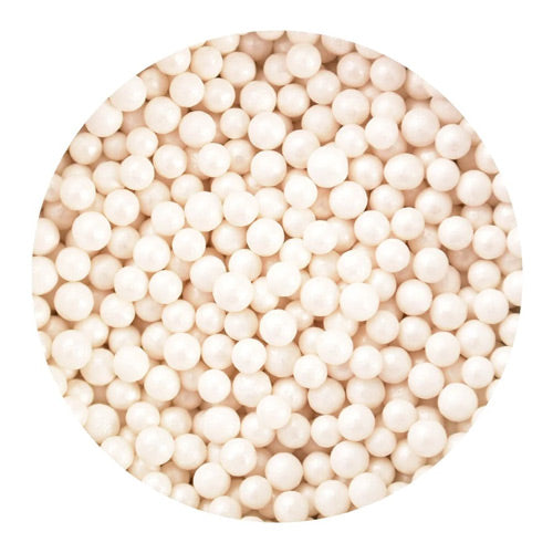 BULK Edible 3.5mm White Pearls 1kg