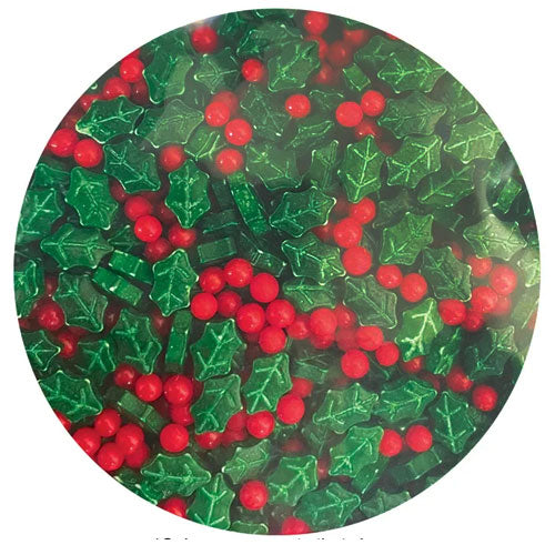 BULK Sprinkd Christmas Holly Berry Sprinkles 1kg