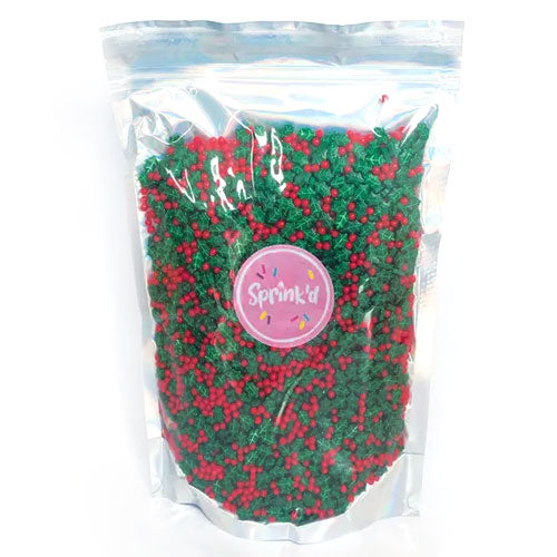 BULK Sprinkd Christmas Holly Berry Sprinkles 1kg