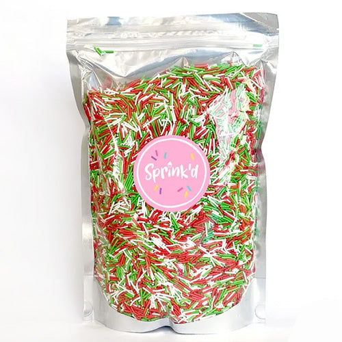 BULK Sprinkd Christmas Jimmies Sprinkles 1kg