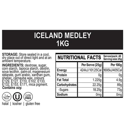BULK Sprinkd Iceland Sprinkles 1kg