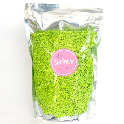 BULK Sprinkd Lime Jimmies Sprinkles 1kg