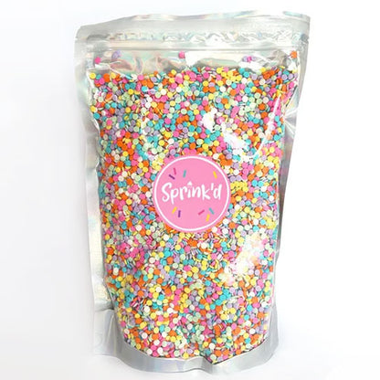 BULK Sprinkd Mini Rainbow Sequins 5mm Sprinkles 1kg