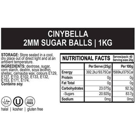 Sprink'd | Cinybella | Sugar Balls 2mm | 500G
