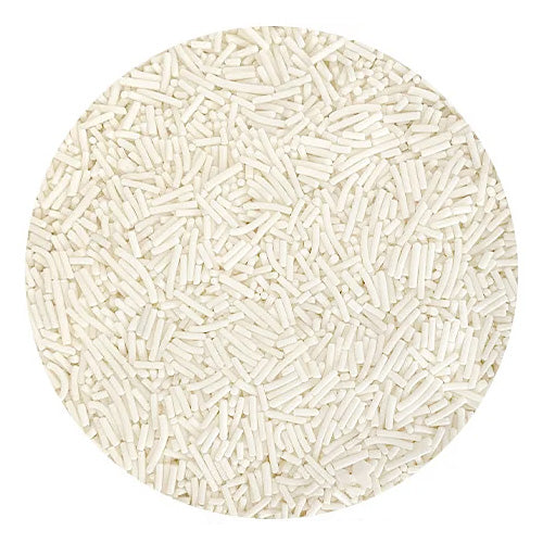 BULK Sprinkd White Jimmies Sprinkles 1kg