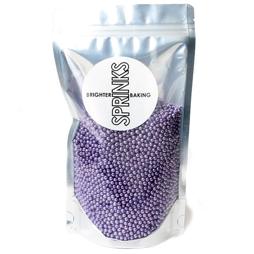 BULK Sprinks Edible Purple Cachous Pearls 4mm 500g