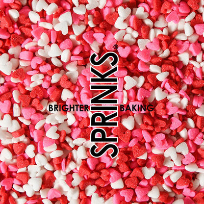 BULK Sprinks Mini Hearts Sprinkles 500g