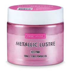 Bulk Sweet Sticks Metallic Lustre Dust Hot Pink 100ml