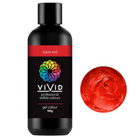 BULK Vivid Gel Colour Super Red 160g