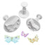 Mondo Small Butterfly Plunger Cutters 3pcs