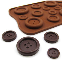 Buttons Silicone Chocolate Mould