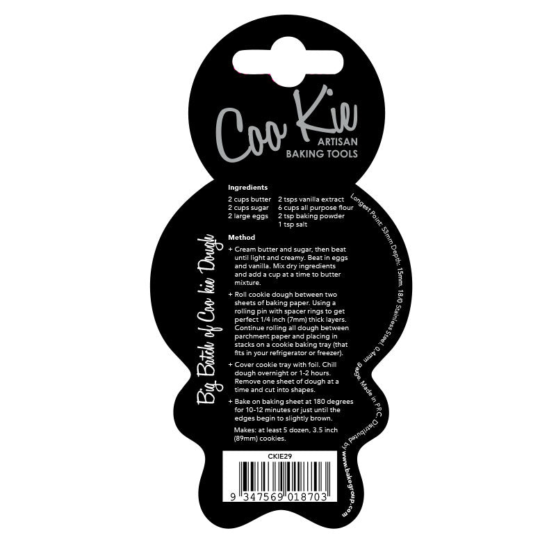 Coo Kie MINI GINGERBREAD KIDDO Cookie Cutter