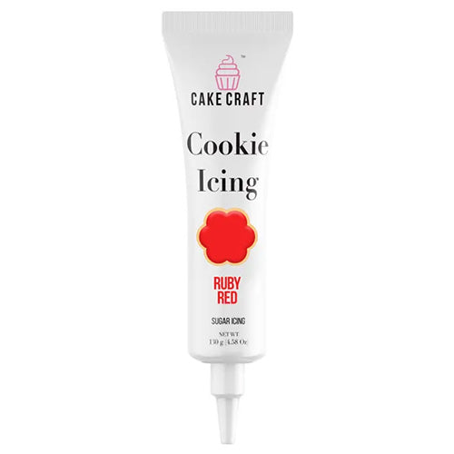 Cake Craft Cookie Icing Ruby Red 130g