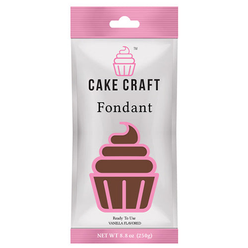 Cake Craft Fondant Java Brown 250g