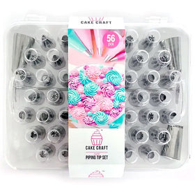 Cake Craft Master Piping Tip Set 56pcs
