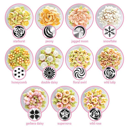 Chart Piping Tip Cake Craft Russian Piping Tip Set 13pcs – Baking