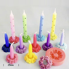 Candle Rosette Silicone Mould