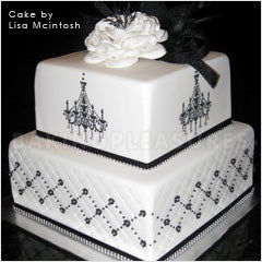 Chandelier Cake Stencil Set