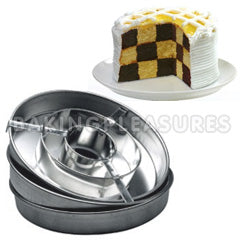 Checkerboard Cake Tin/Pan Set