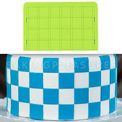 Marvelous Molds Checkerboard Silicone Onlay