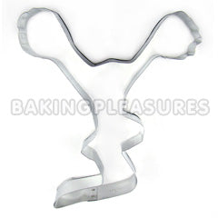 Cheerleader Cookie Cutter 5"