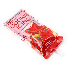 Chefmaster Cookie Icing Pouch Red 198g