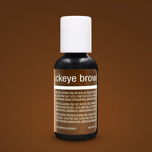 Chefmaster Liqua-Gel Buckeye Brown 0.7oz