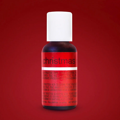 Chefmaster Liqua-Gel Christmas Red 0.7oz