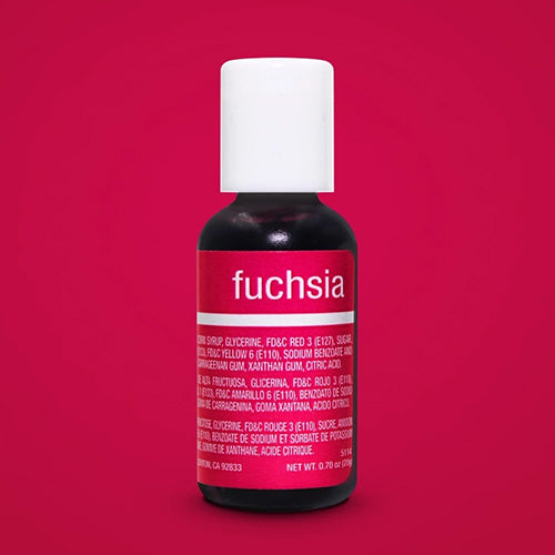 Chefmaster Liqua-Gel Fuchsia 0.7oz