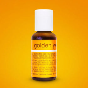 Chefmaster Liqua-Gel Golden Yellow 0.7oz