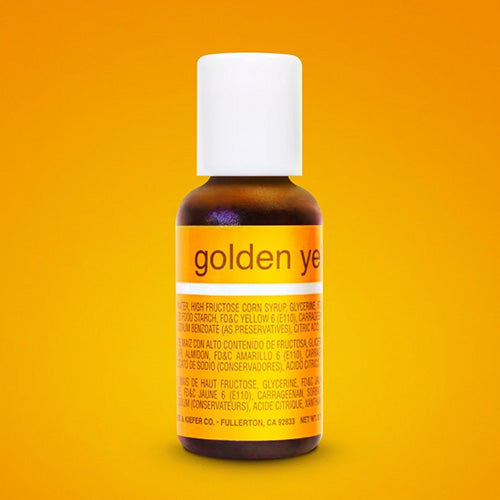 Chefmaster Liqua-Gel Golden Yellow 0.7oz