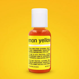 Chefmaster Liqua-Gel Lemon Yellow 0.7oz