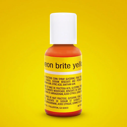 Chefmaster Liqua-Gel Neon Brite Yellow 0.7oz