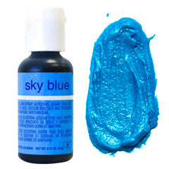 Chefmaster Liqua-Gel Sky Blue 0.7oz