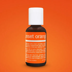 Chefmaster Liqua-Gel Sunset Orange 0.7oz