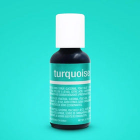 Chefmaster Liqua-Gel Turquoise 0.7oz